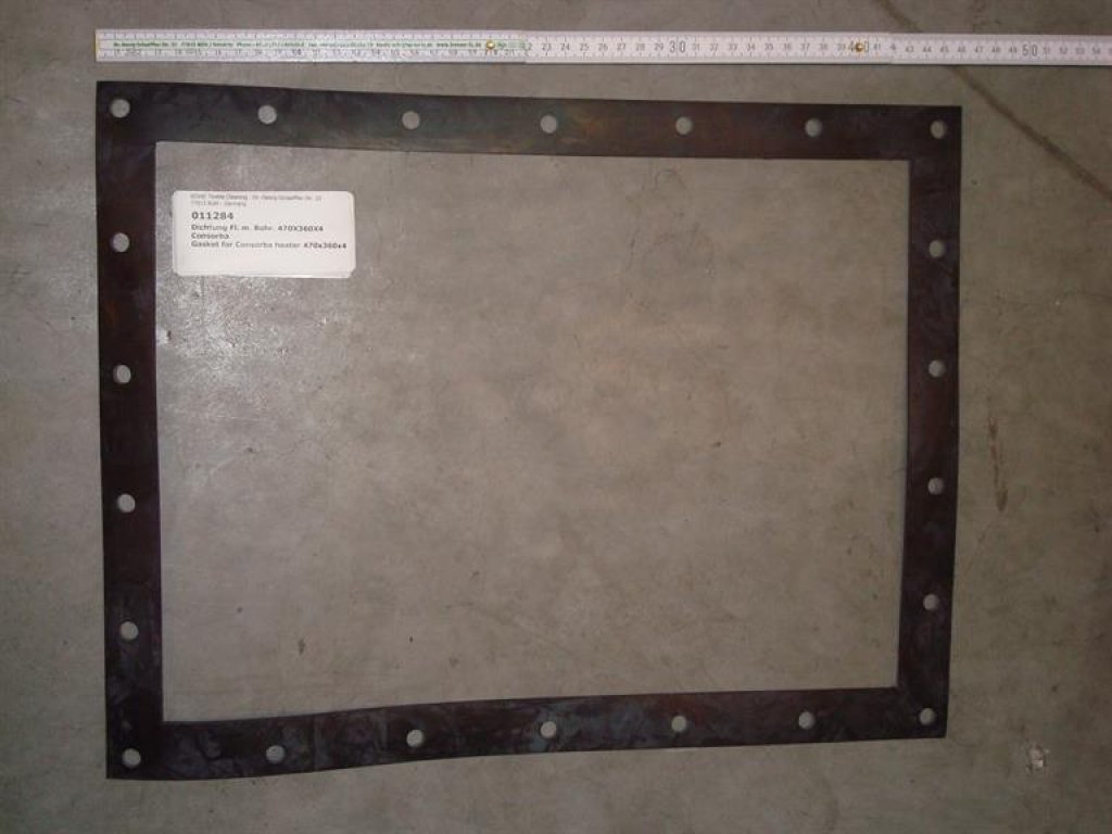 Gasket,square,360x470x4mm,22-holes,Consorba