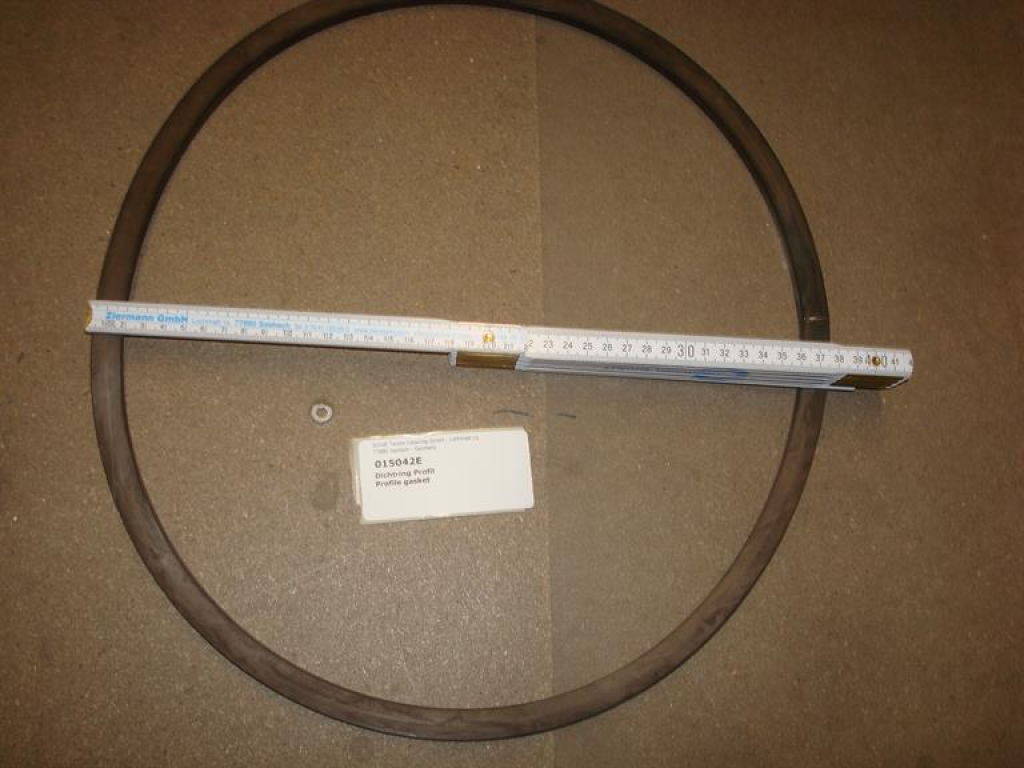 Gasket,round,386x412x10mm,perbunan N,