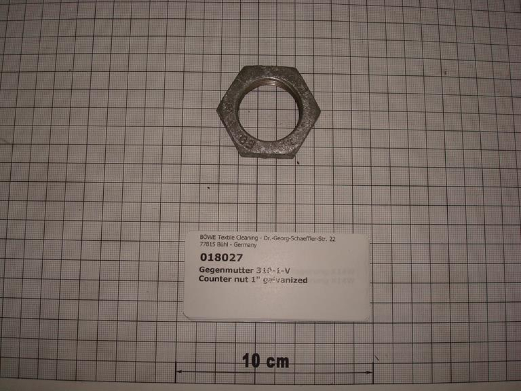 Hexagon nut 1" 
