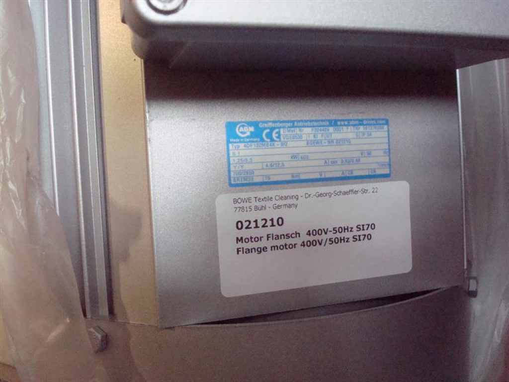 Fan motor,400V-50Hz,5,5kW,Dia24mm,SI70