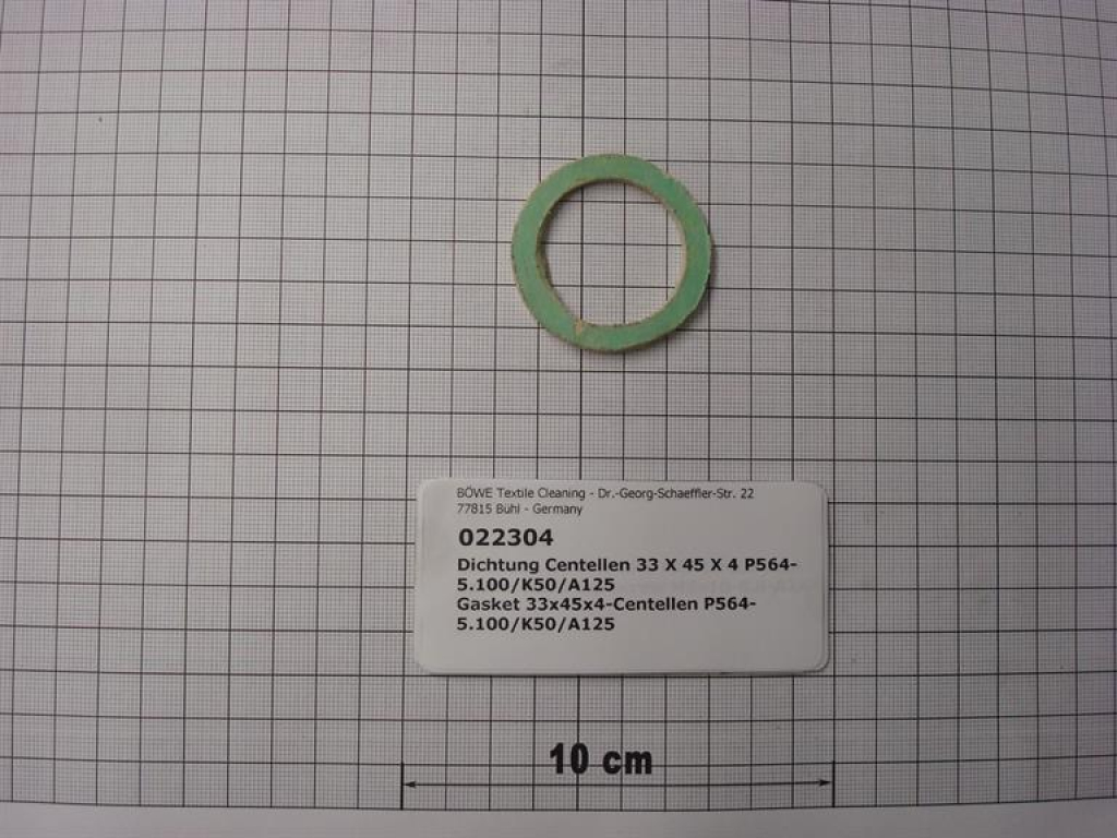 Gasket,round,33x45x4mm,centellen,condenser,P564,P5100,K50,A125