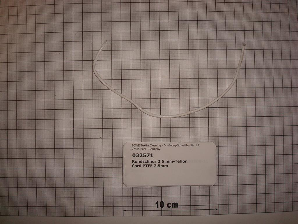 Cord Teflon PTFE 2.5mm
