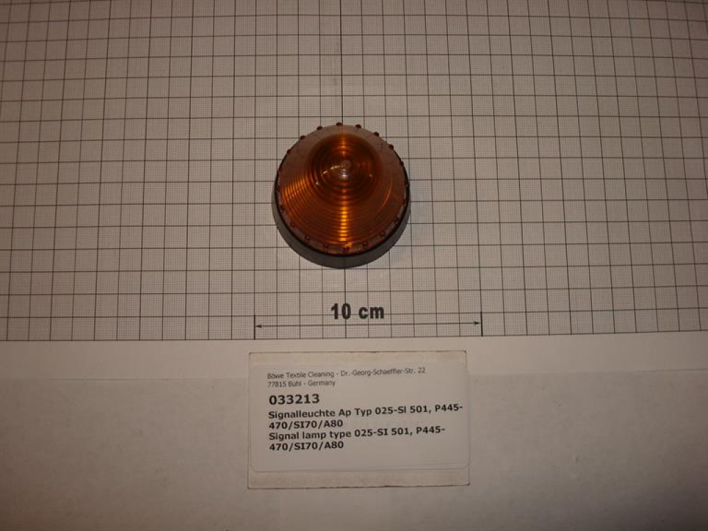 Signal lamp,type 025-SI 501,P445,P470,SI70,A80