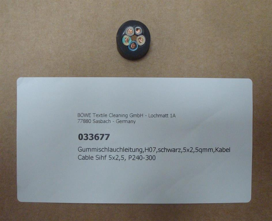 Cable,5x2.5qmm,black
