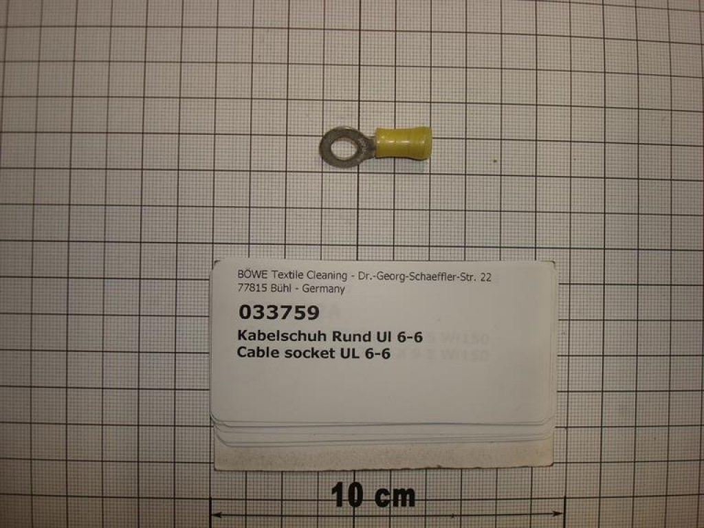 Cable socket,round,6,9x13,7mm,UL