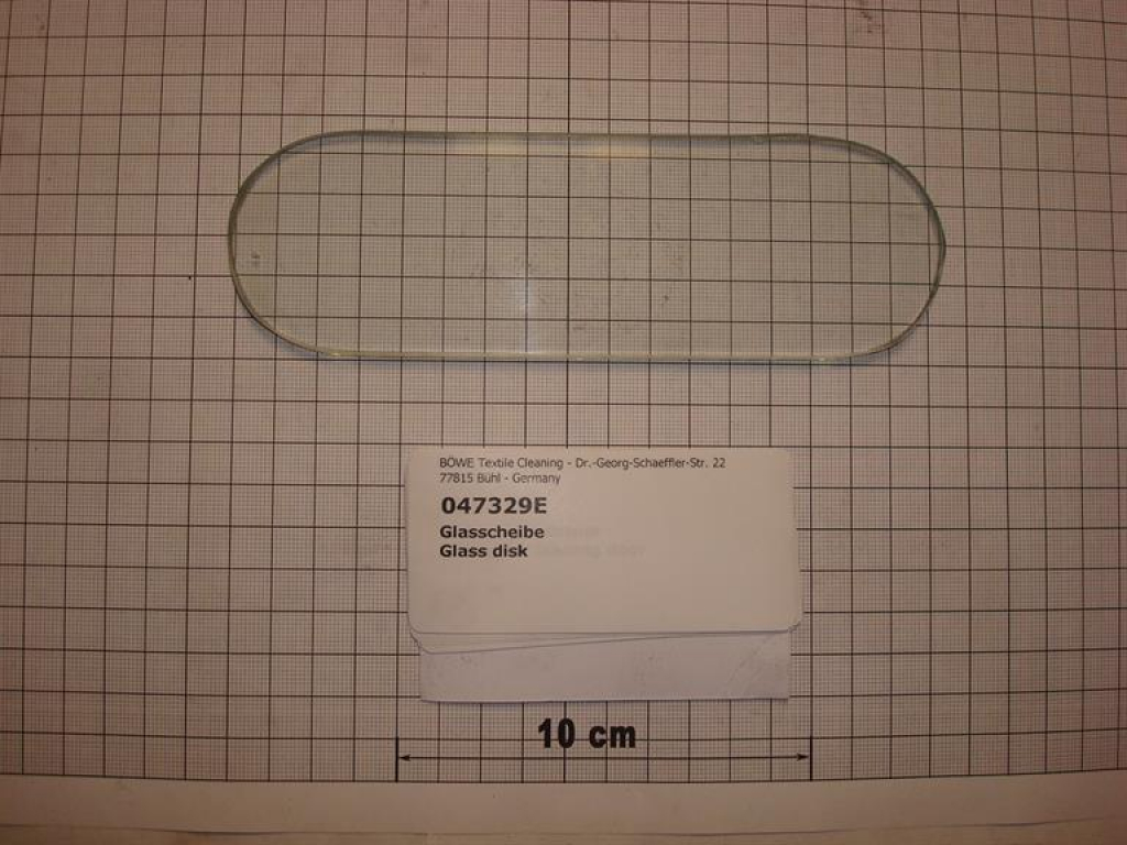 Glass,oval,53x168x5mm