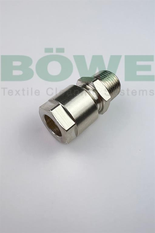 Straight union 12x3/8"