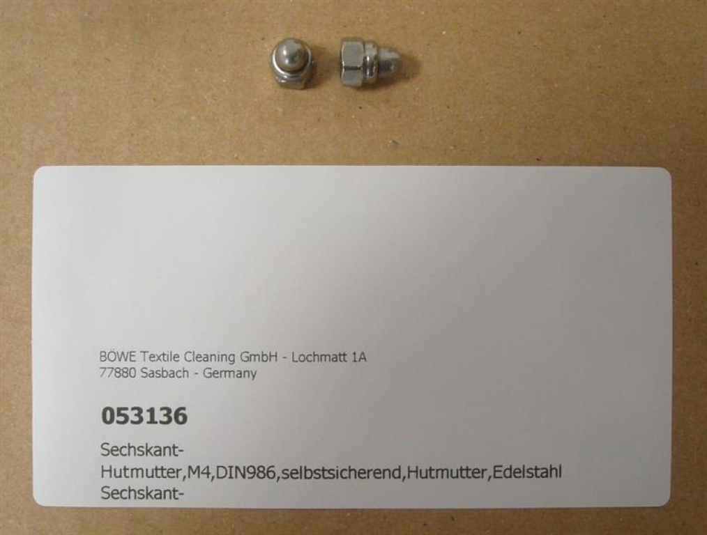 Hexagon cap nut,M4,DIN986,self-locking,cap nut,stainless steel
