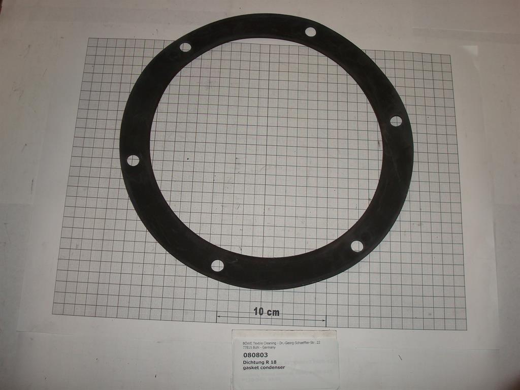 BÖWE Gasket,round,218x274x2mm,6holes,centellen,for condenser