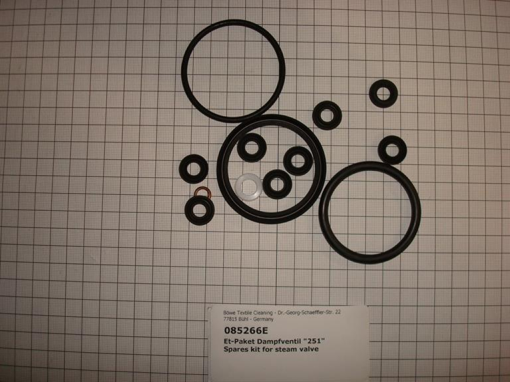 Spares kit for steam valve "251"
