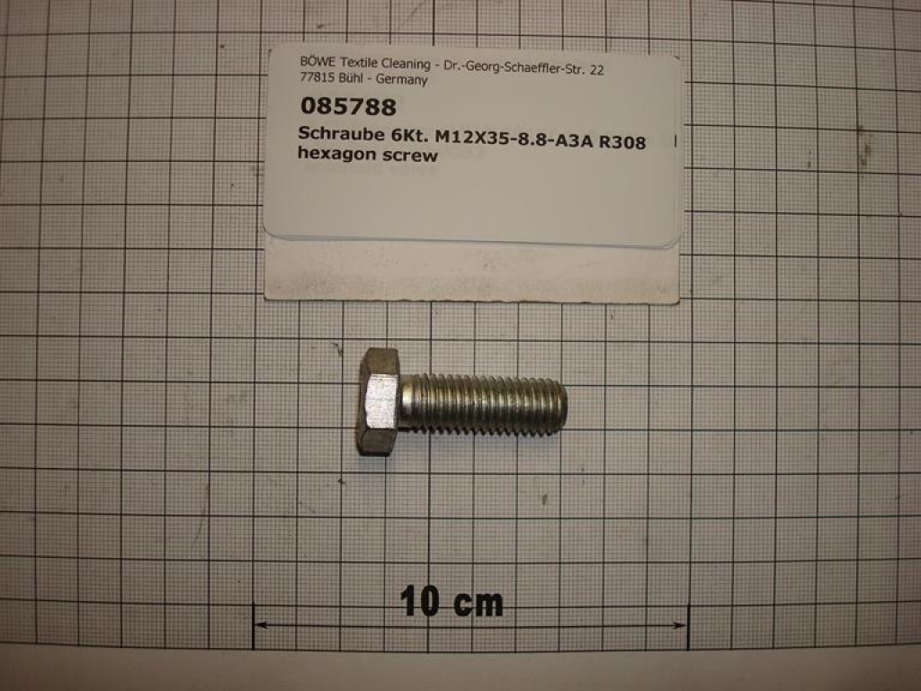 Hexagon screw M12x35
