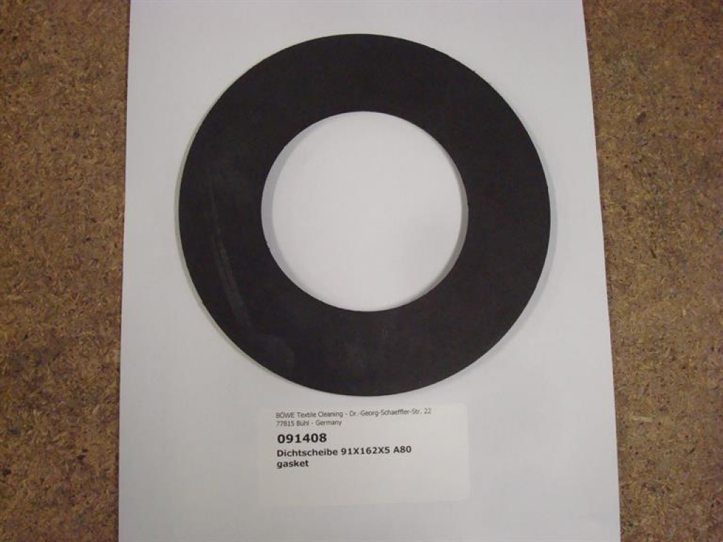 Gasket,round,91x162x5mm,A80