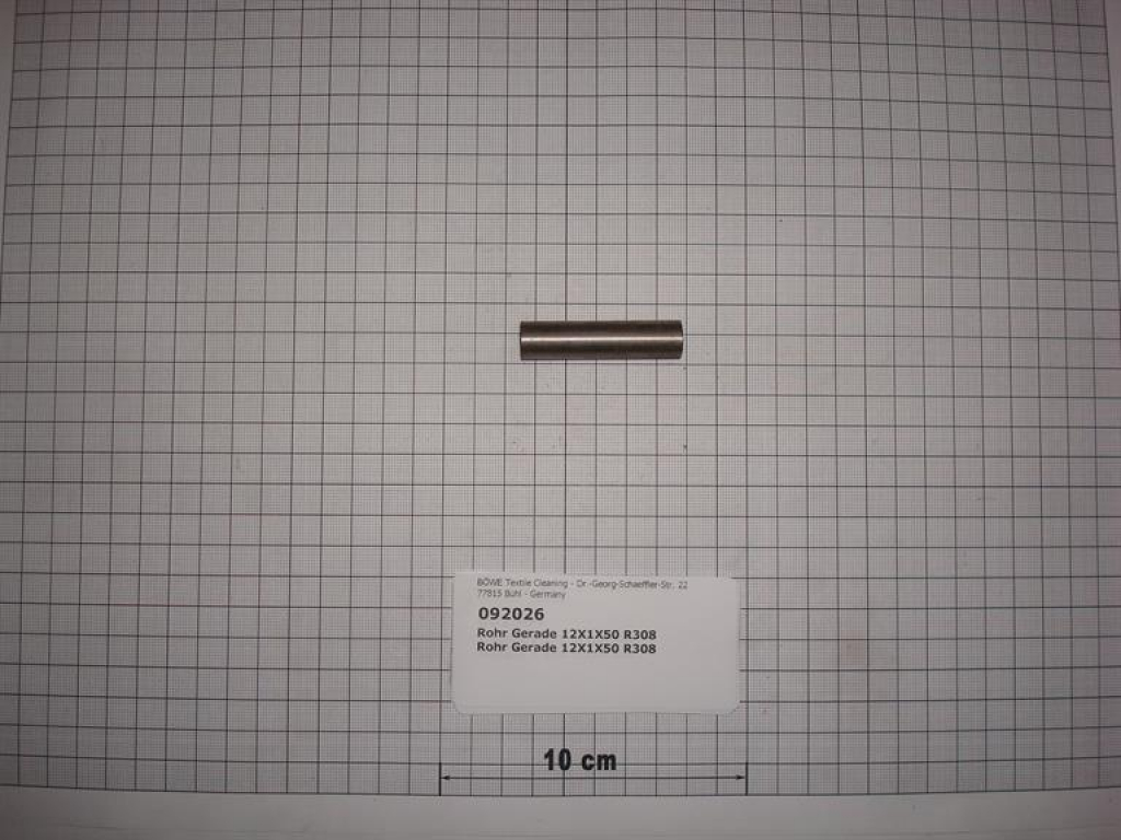 Rohr,gerade,12x1x50mm,P/M12-18
