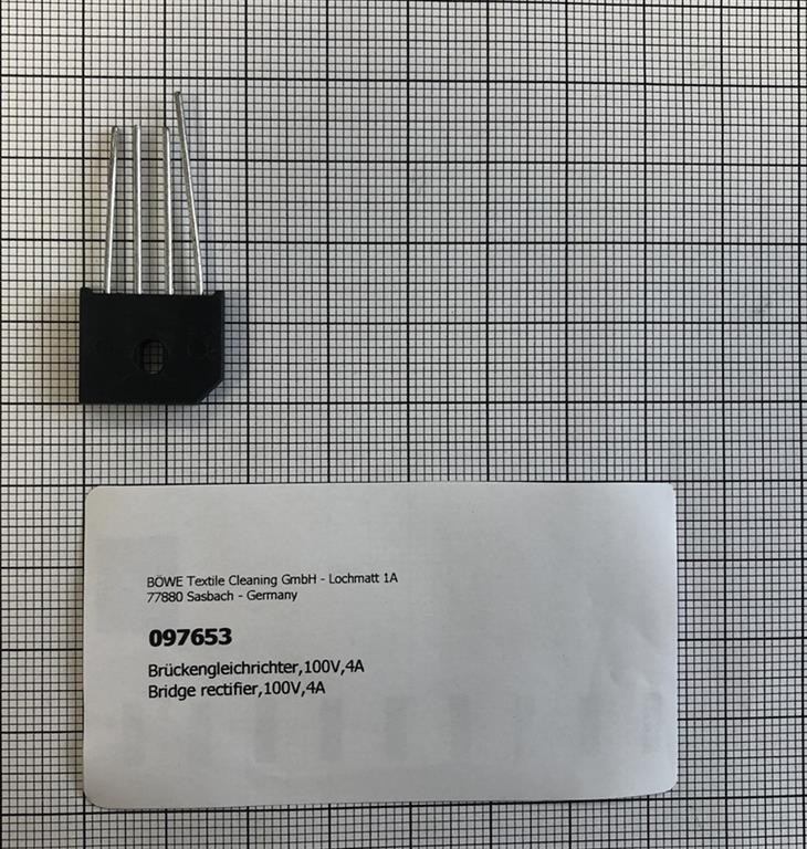 Bridge rectifier,100V,4A