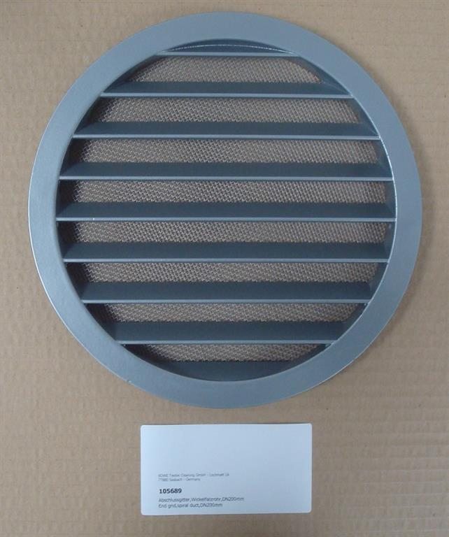 End grid,spiral duct,DN200mm