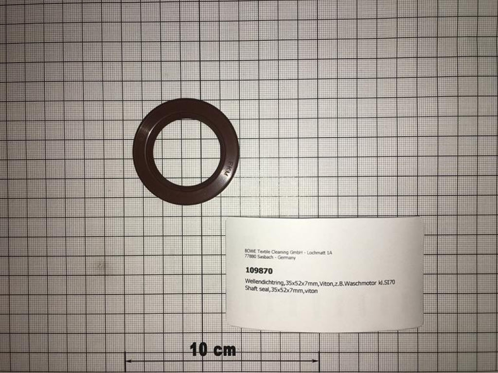 Shaft seal,35x52x7mm,viton