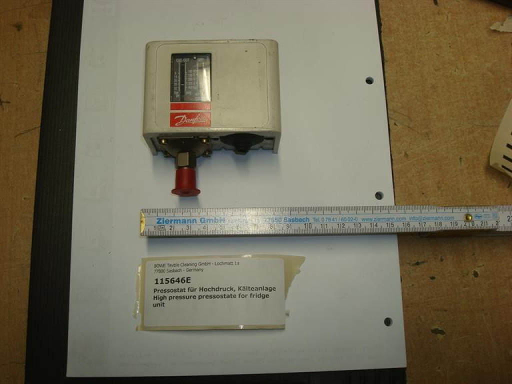 Pressostat für Hochdruck,Kälteanlage