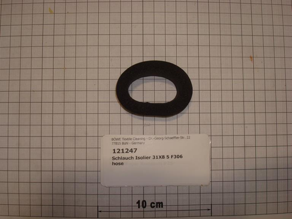 Insulating hose,31x8,5mm,length=2m,for 1" pipe,black