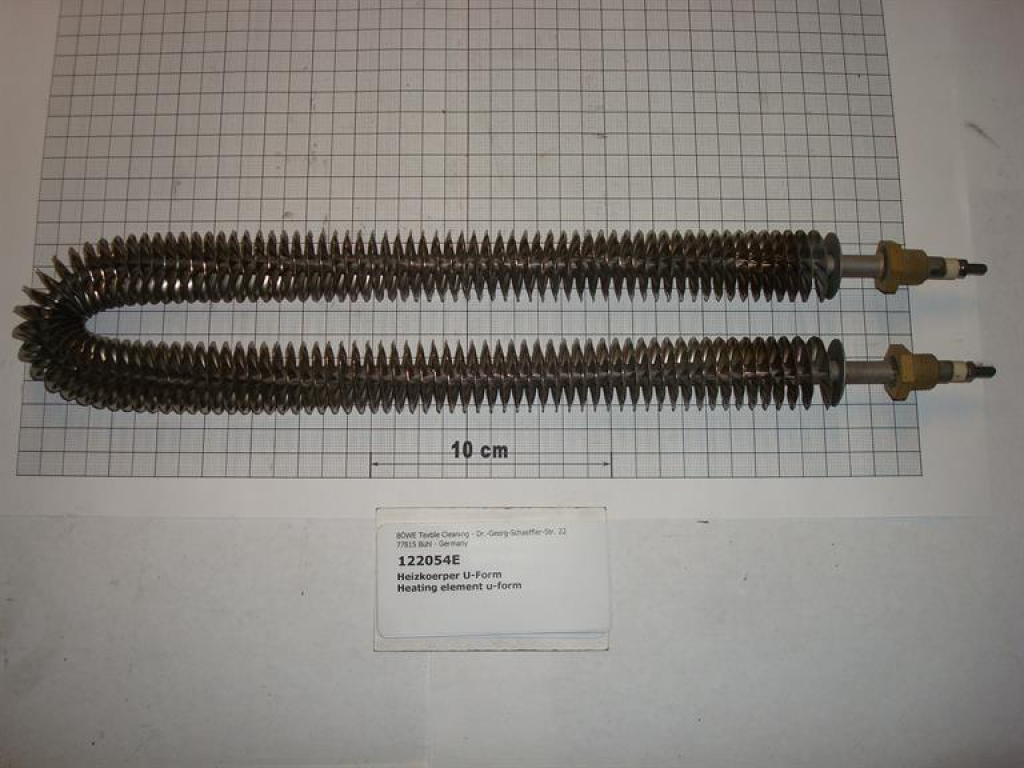 Heizkörper,U-Form,230V,875W,368mm lang