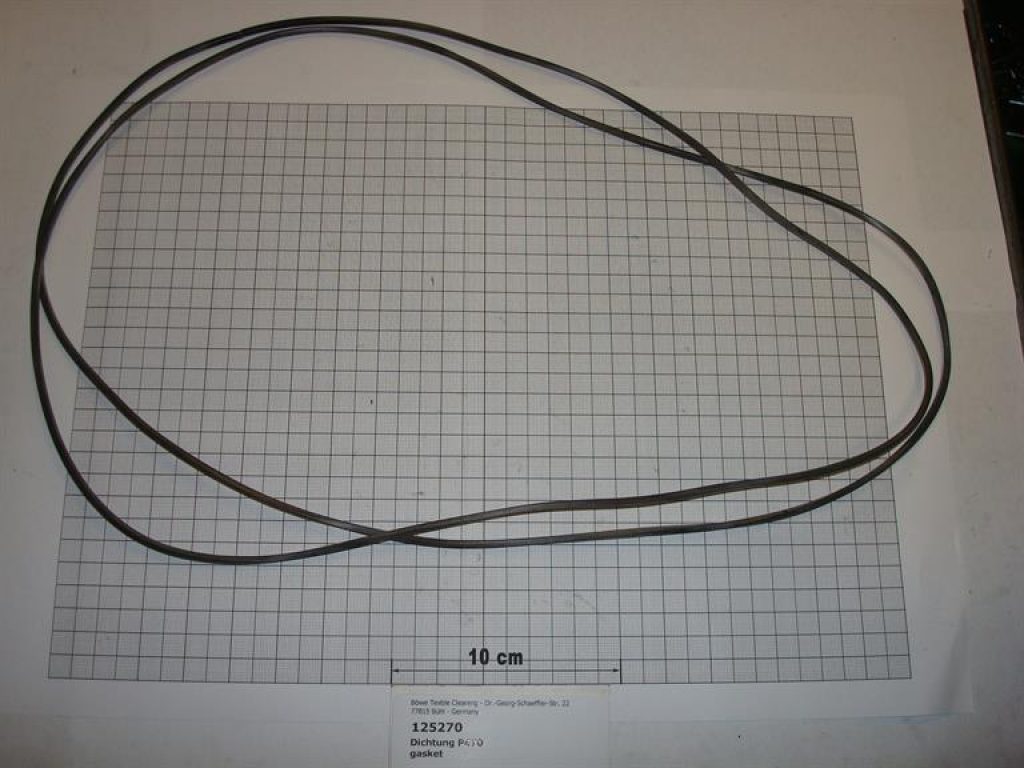 Gasket,round,682x690x3mm,loading door,P470,SI70,M70