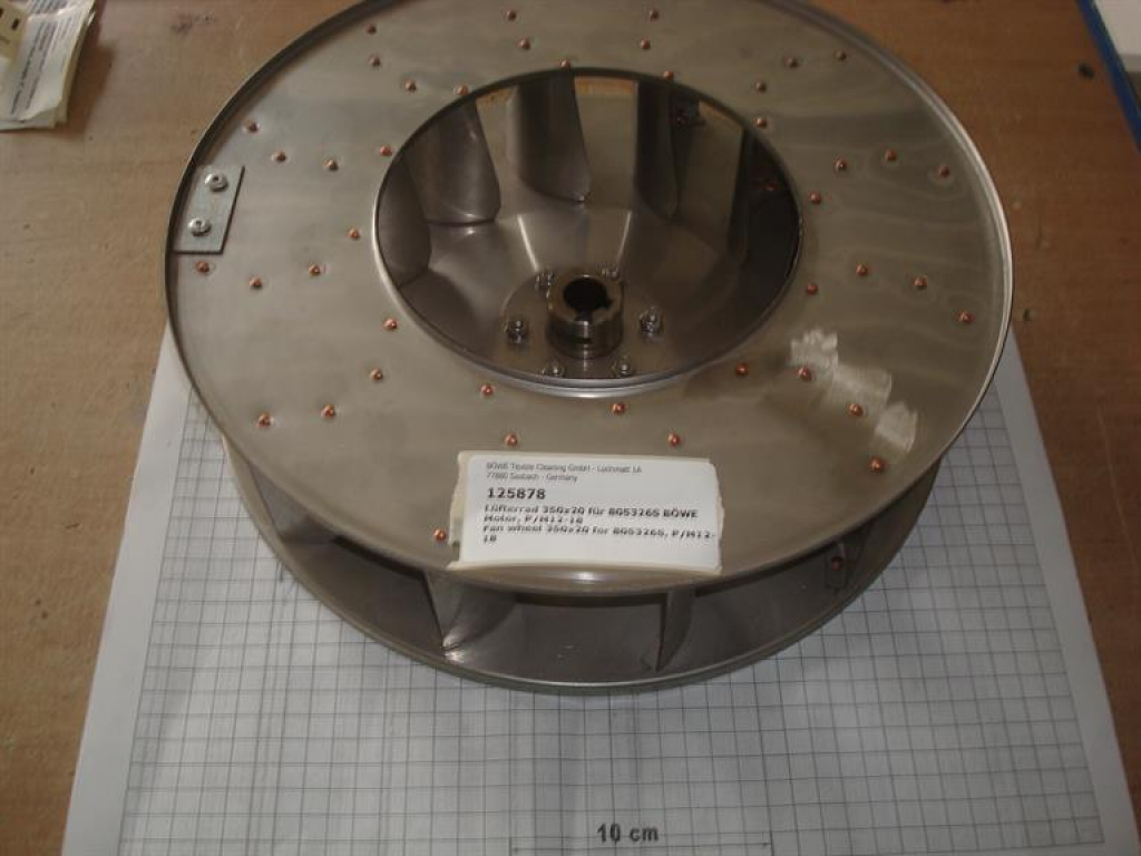 Fan wheel 350x20 50Hz for P12-15-18 old, no PremiumLine