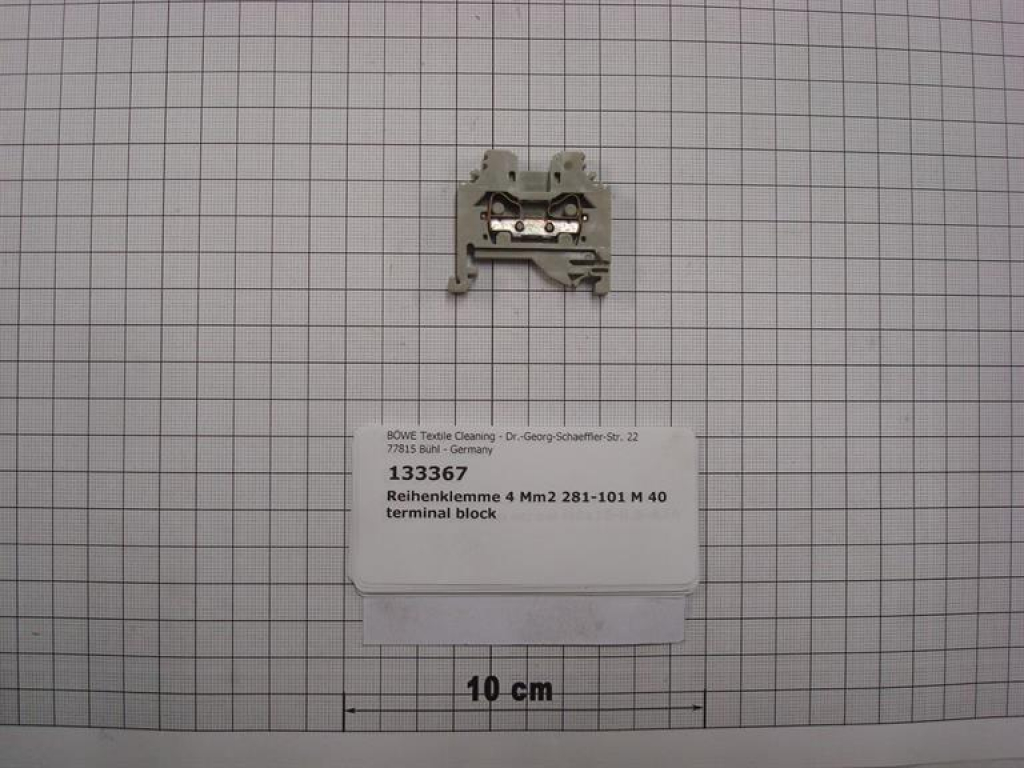 Terminal block 4 mm²