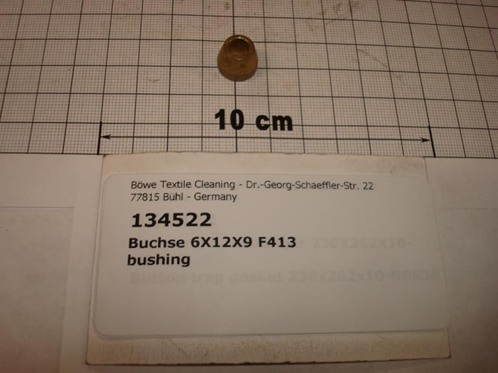Bushing 6x12x9mm loading door,P200,P520-540,K540