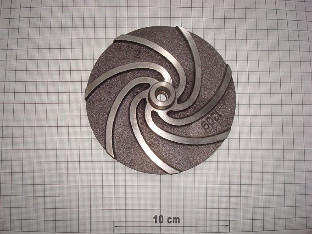 Pump wheel,M10/12x133x24mm,7 floods,solvent pump,50Hz,703020E,M12-30
