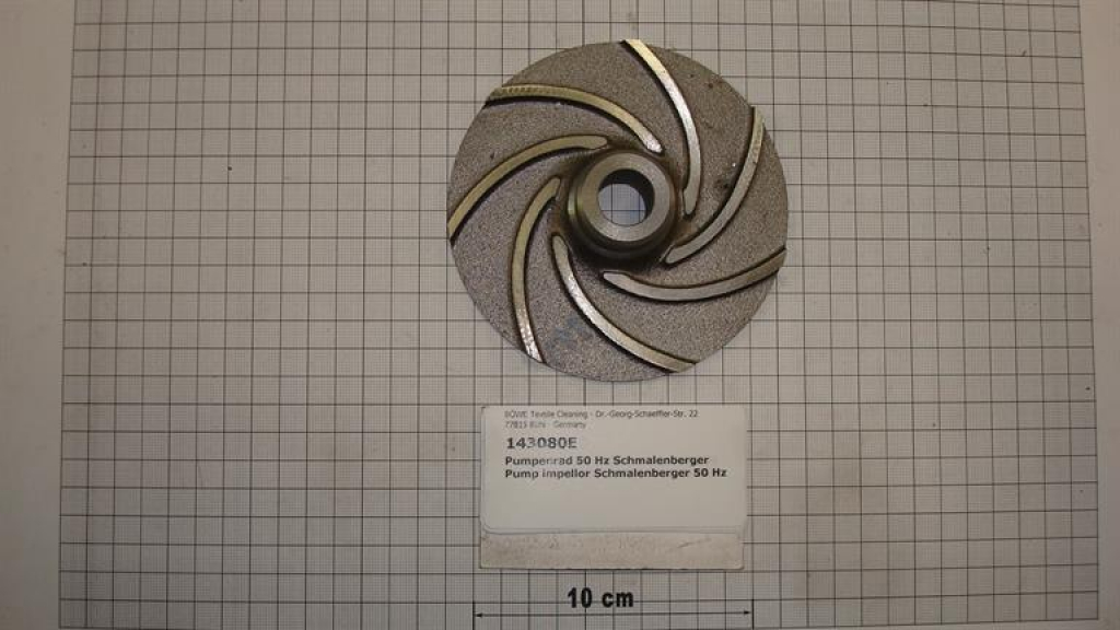 Pumpenrad,DM18x118x29,4mm hoch, 7 Fluten,50Hz,Lösemittelpumpe 139424(Schmalenberger)