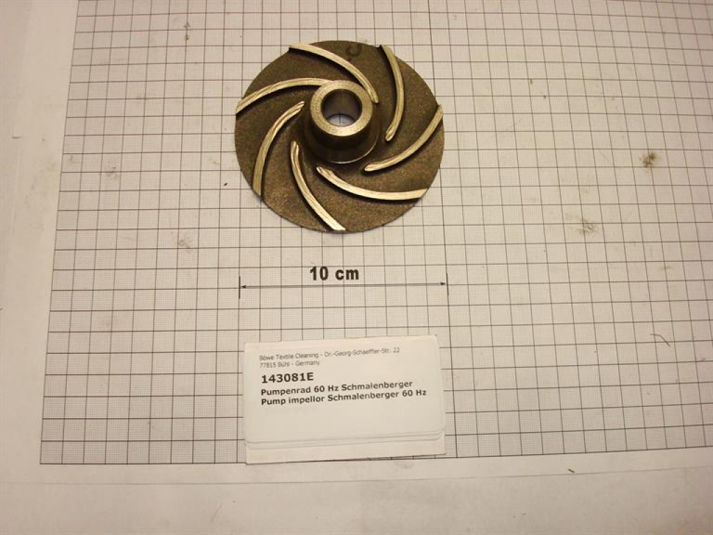 Pumpenrad,DM18x108x29,4mm hoch, 7 Fluten,60Hz,Lösemittelpumpe 139425(Schmalenberger)