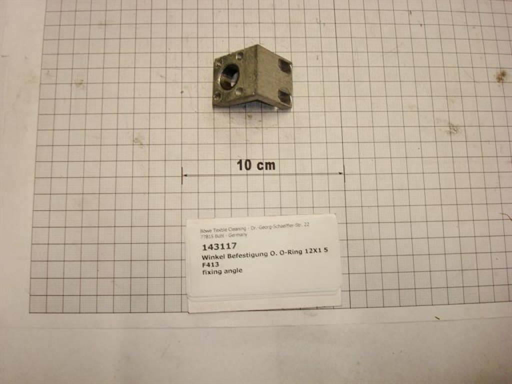 Haltewinkel,Befestigungswinkel,12x1,5mm für Staiger Ventile