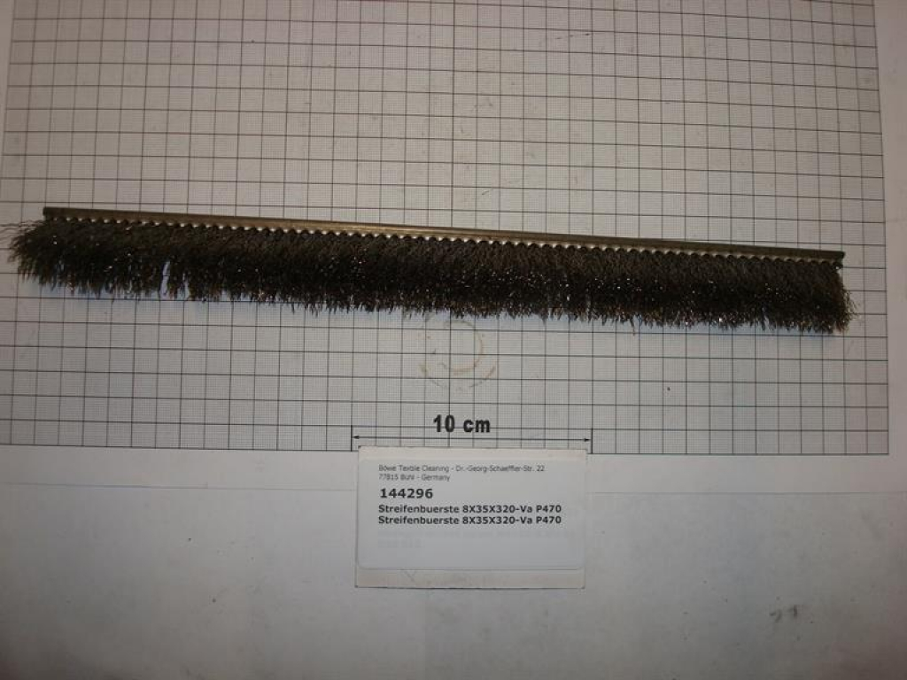 Metal brush,320x353x8mm,stainless steel,self cleaning button trap,P470,SI70,P564,P5100