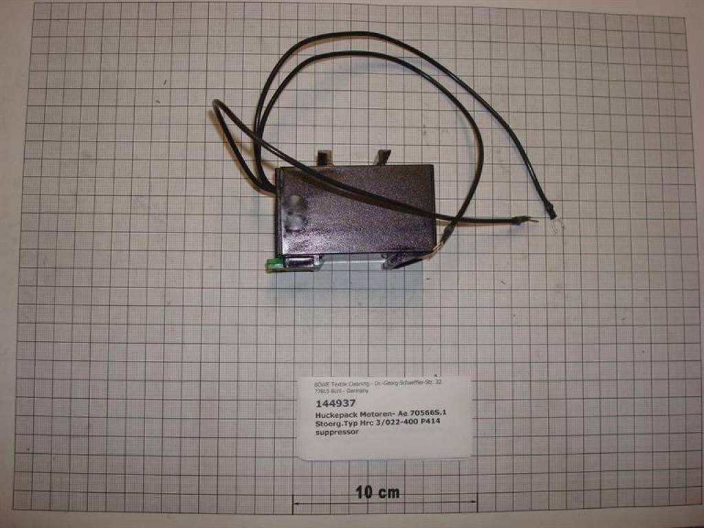 Huckepack Motorentstörung, Typ HRC 3/022-400