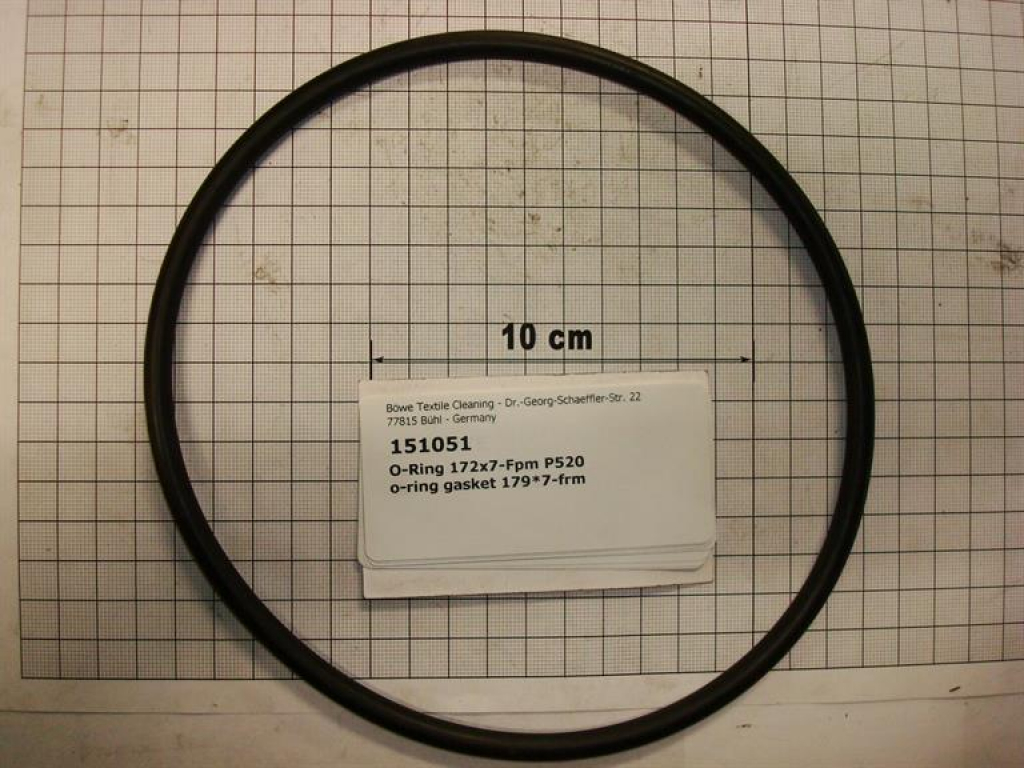 O-ring gasket 179x7