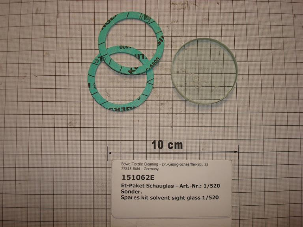 Spares kit for solvent sight glass 096939 (Mohren)