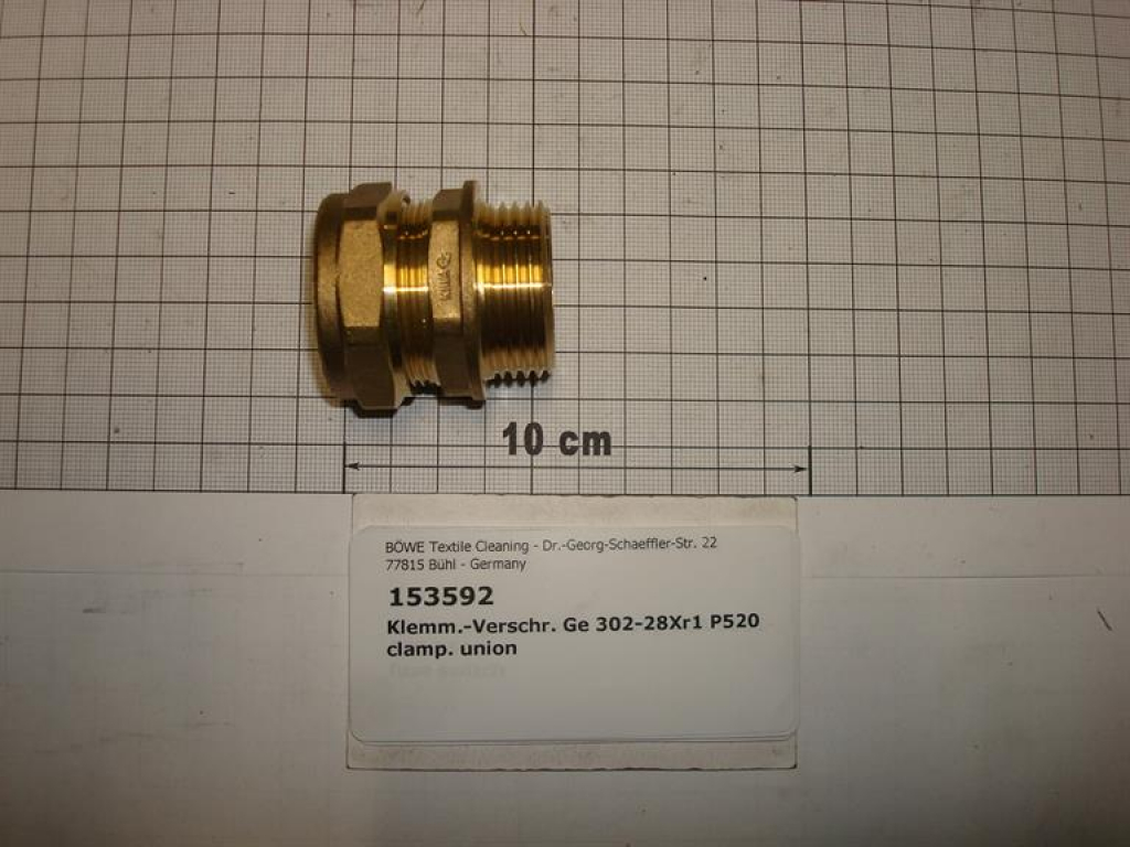 Klemmringverschraubung,gerade,einschraub, 302-28x1",AG