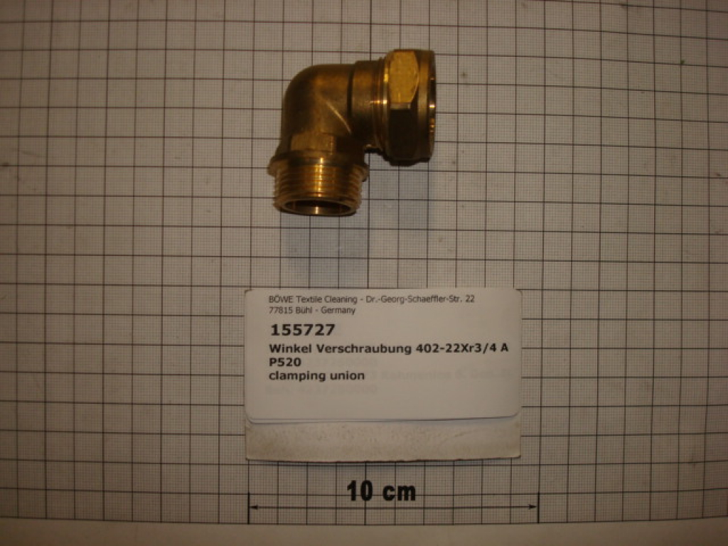 Klemmringverschraubung, Einschraubwinkel,402-22x3/4",AG