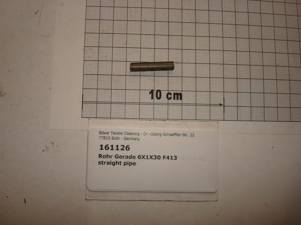Straight pipe 6x1x130