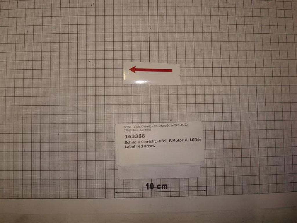 Label red arrow