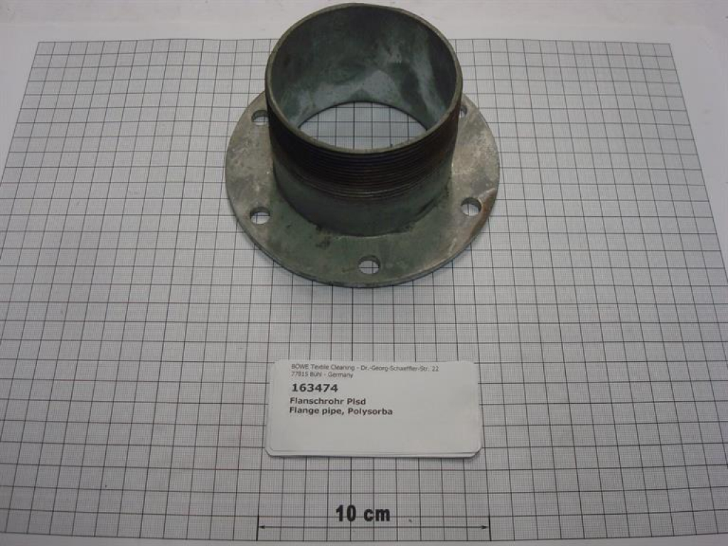 Flange pipe,nipple 3",Polysorba