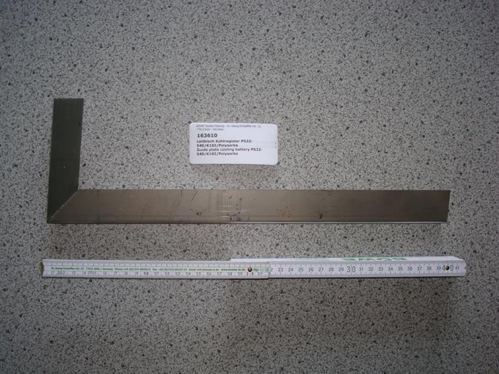 Guide plate cooling battery P532-540/K16I/Polysorba