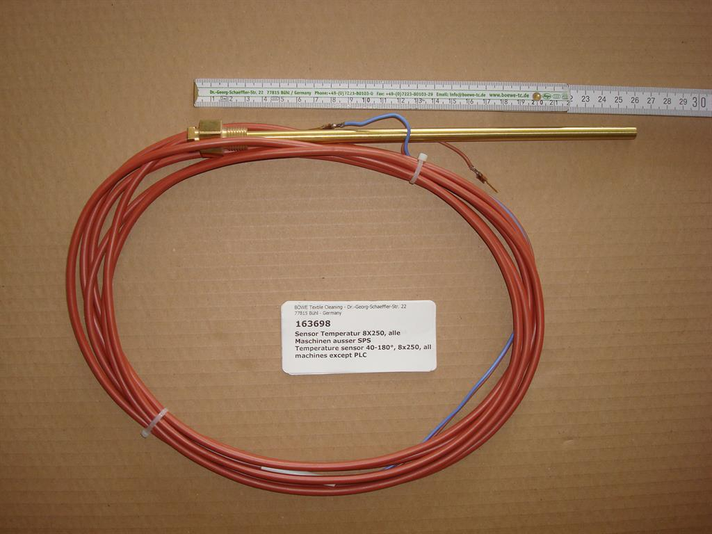 BÖWE Temperature sensor long, PT100, 8x250 for all machines