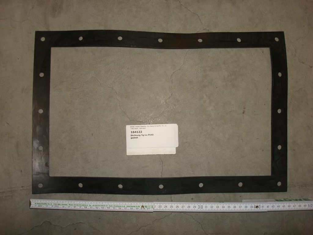 Dichtung,eckig,300x470x4mm, Trommelgehäuse-Luftschacht,P540