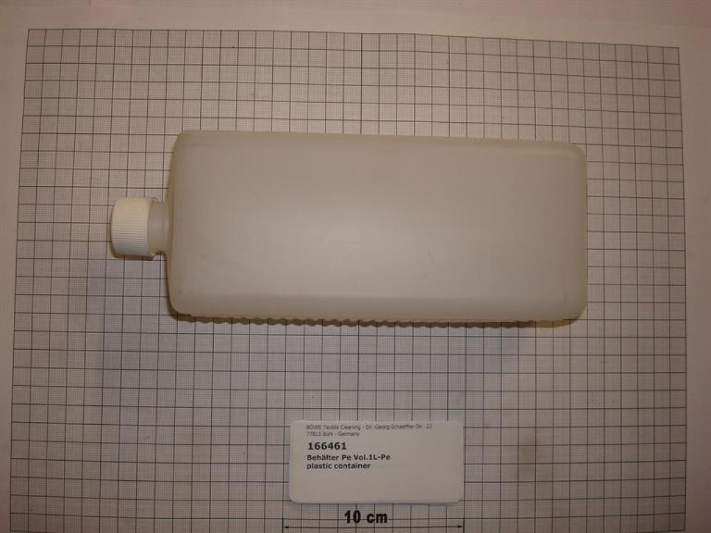 Behälter aus PE,1Liter, Entschäumer für Destillation,5.Gen.