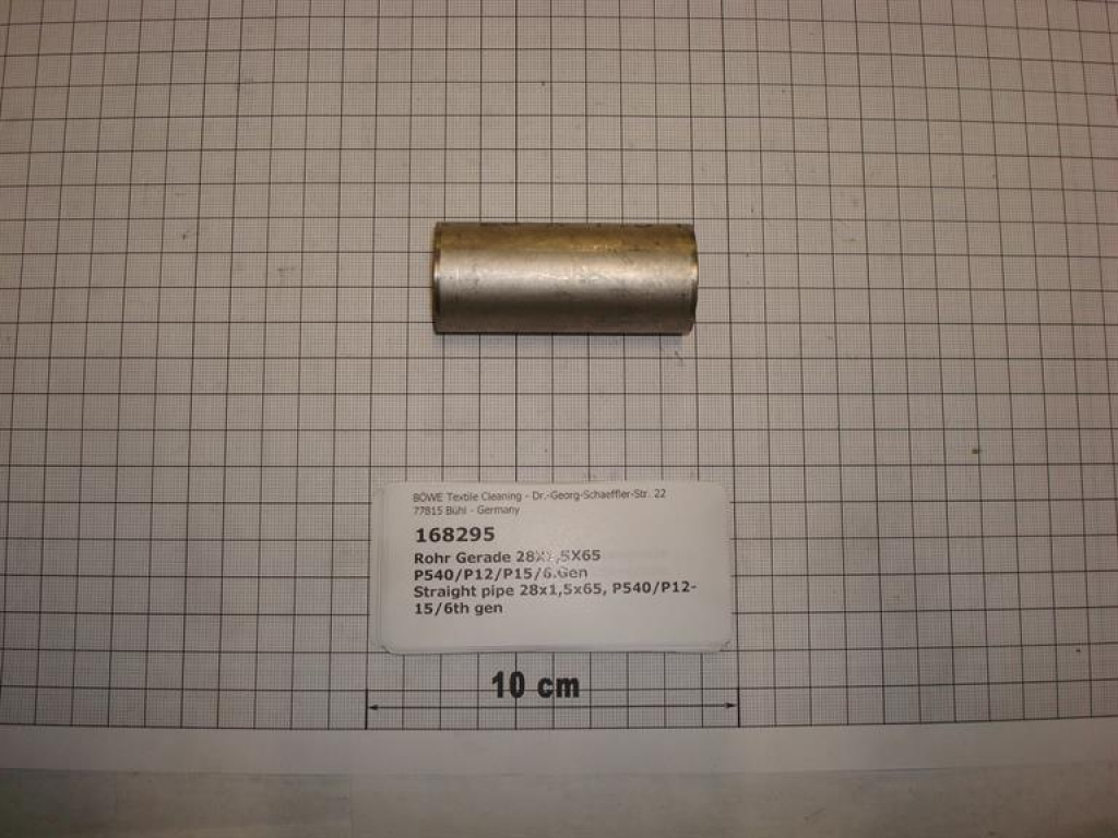 Pipe,straight,28x1,5x65mm,P540,P12,P15,6th gen.