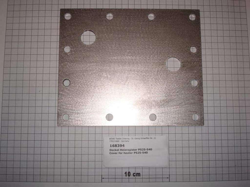 Deckel,Flansch,Heizregister,dampf, P525-540,K540,K14