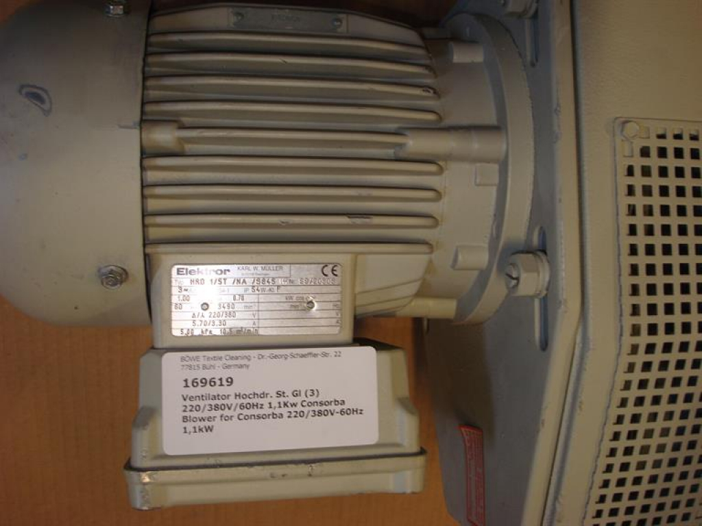 Fan motor,high pressure fan,220/380V-60Hz,1,1KW,P520,P564