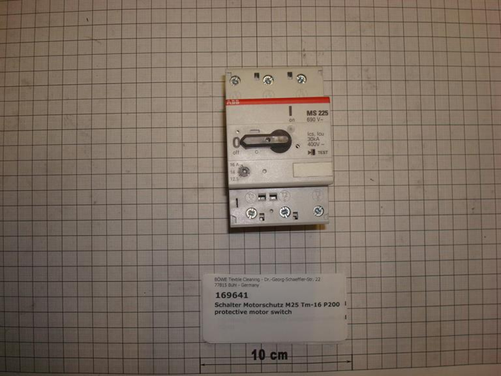 Motor protection switch M25 TM-16