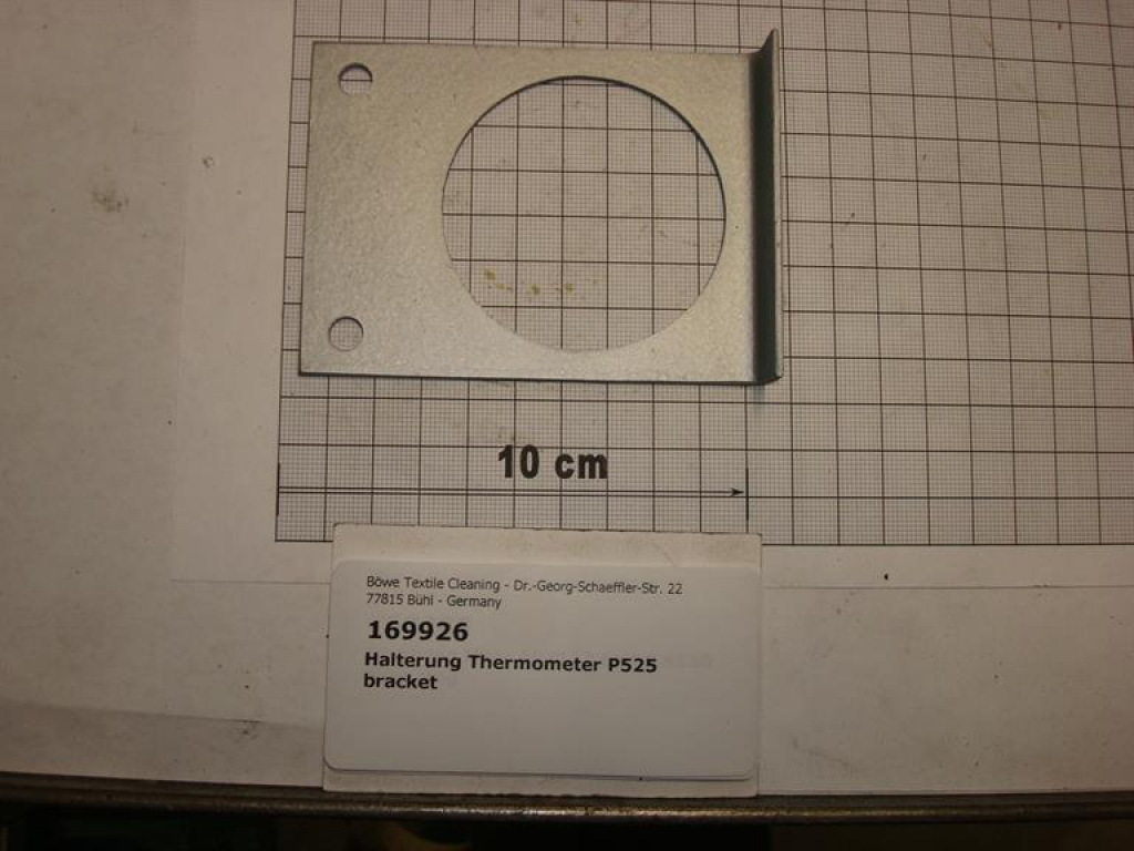Mounting bracket,thermometer,P520-540,P240,P300,P12-18