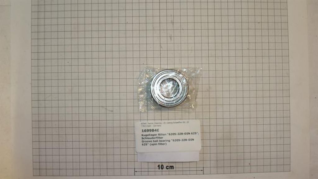 Groove ball bearing eco filter / spin filter